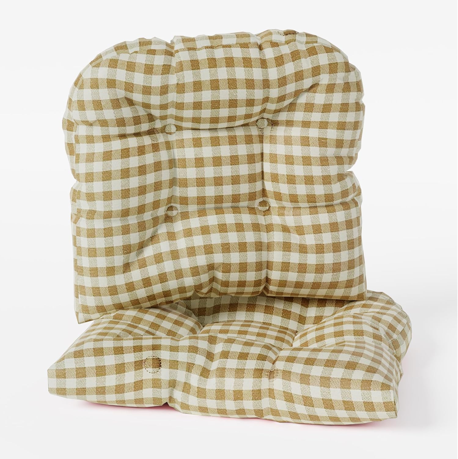 Klear Vu Gripper Overstuffed Non-Slip Dining Chair Cushions