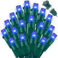 LAMPHOME 100 Blue LED String Lights - Brighten Up Your Holiday!