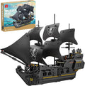 Pirate Ship Building Block Set 921pcs - Detailed Three-Masted Model