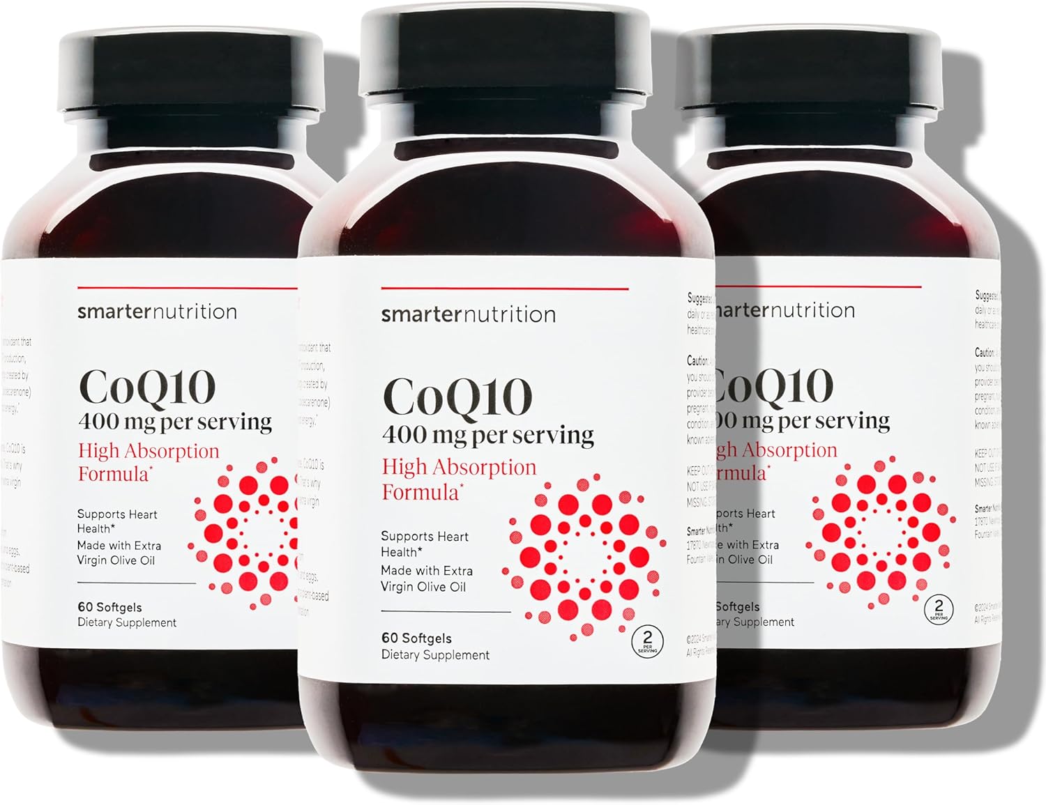 High Absorption CoQ10 400 mg for Heart Health and Energy