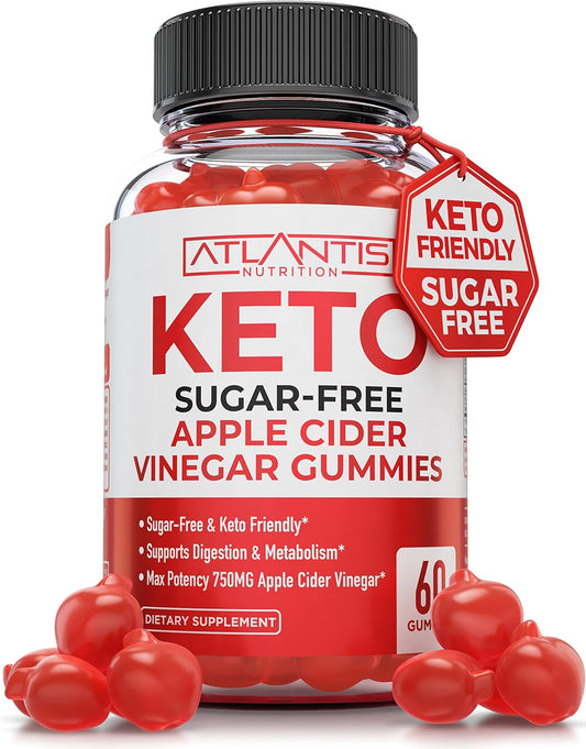 750MG Sugar-Free ACV Gummies - Digestion & Weight Loss