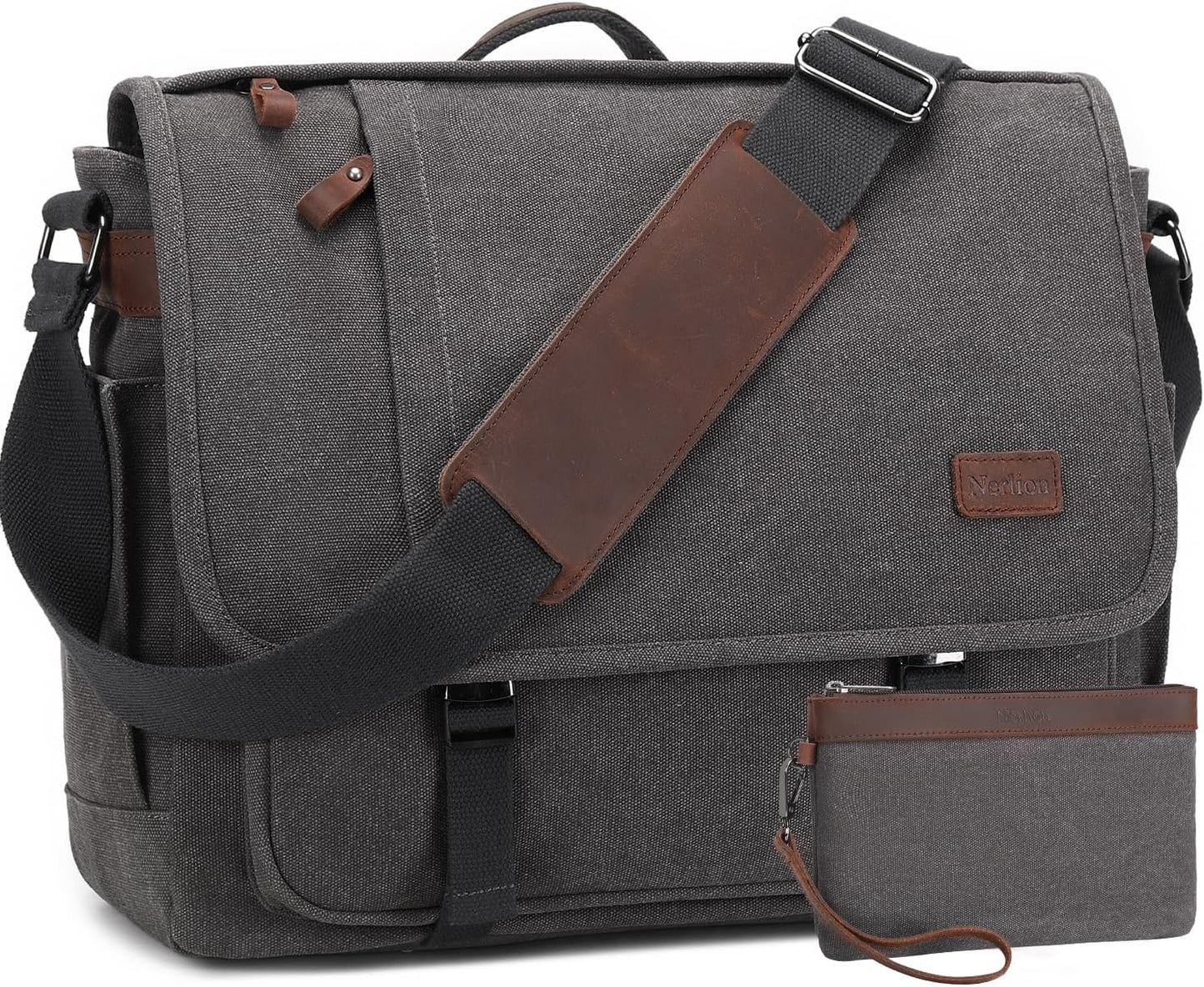 Nerlion Messenger Bag for Men - Water-resistant Laptop Bag