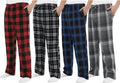 Motarto Men's Flannel Pajama Pants for Cozy Sleep & Lounge