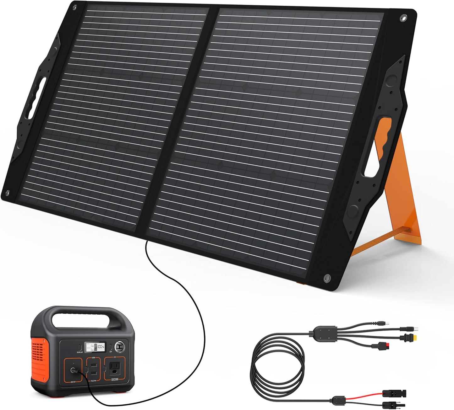 100W Foldable Solar Panel - Ultimate Power On-The-Go!