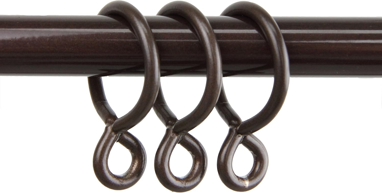 Cocoa Curtain Rings for Effortless Hanging