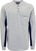 BOCOMAL FR Crew Neck Long Sleeve Shirt for Men - Lightweight FR