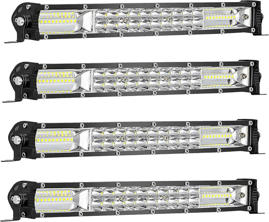 San-Young Slim LED Light Bar for Truck - 14 Inch 120W Brightness