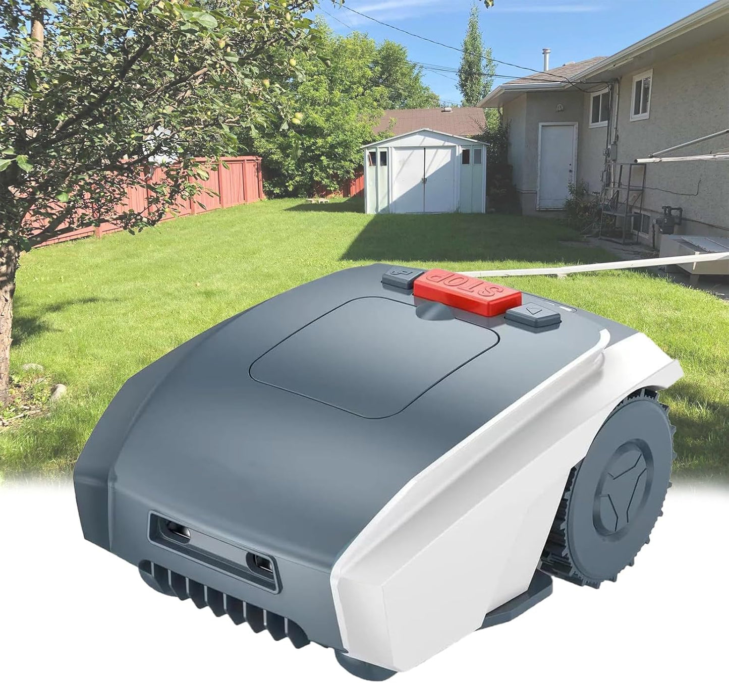 Smart Robot Lawn Mower - App Controlled, Efficient, Safe