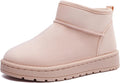 Girls Warm Lightweight Winter Boot Thick Sole Ankle Boots - Cozy Fur