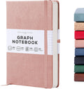 Graph Paper Notebook Regular Pink - Premium Square Grid Journal