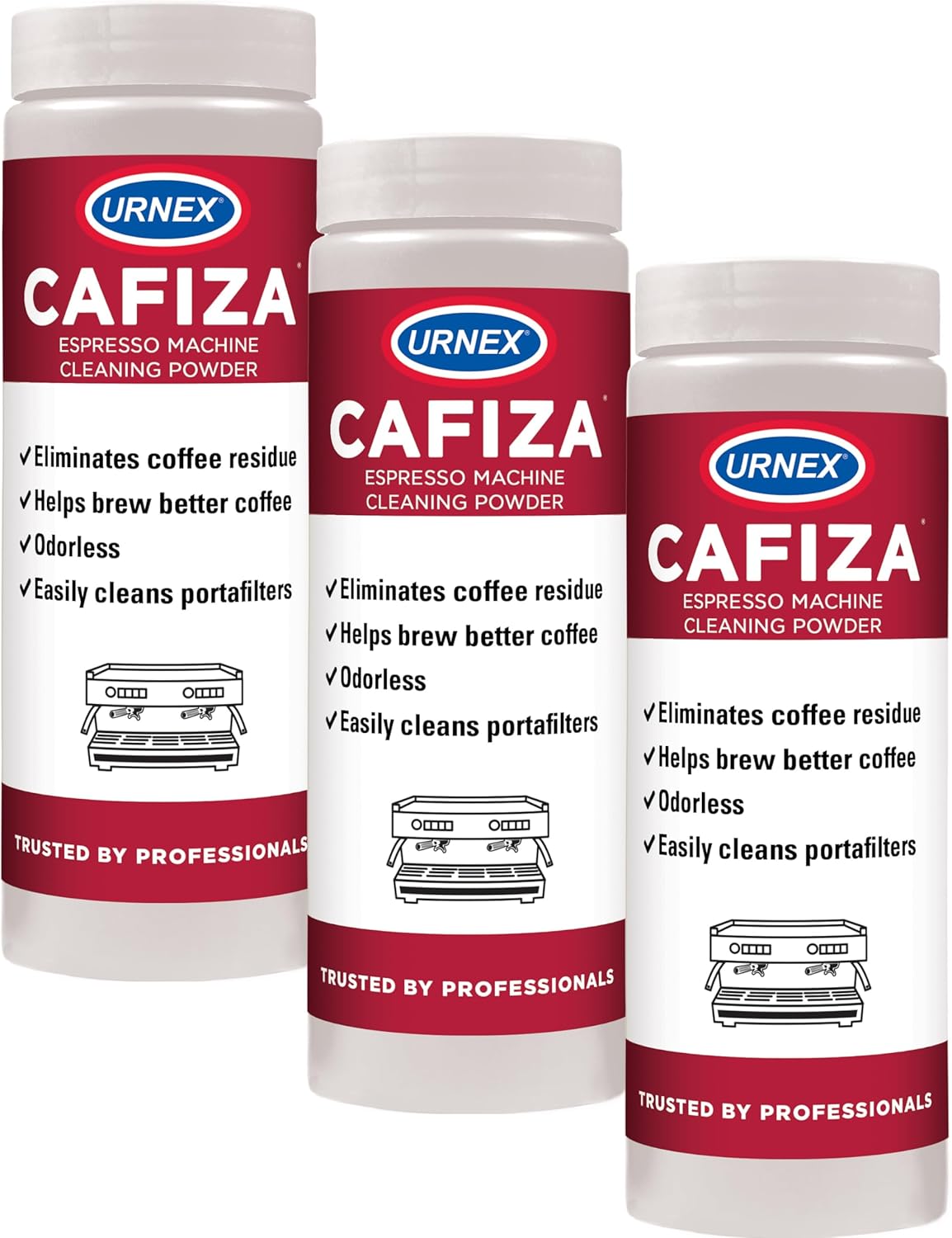 Triple Pack Urnex Cafiza Cleaner - 566g Each
