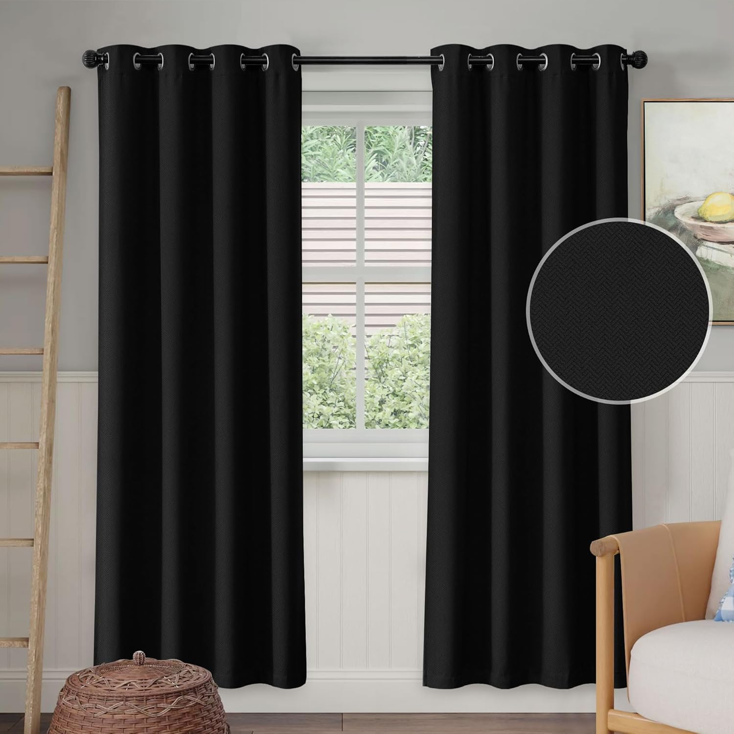 Beauoop Blackout Curtains: Thermal Insulated & Soundproof!