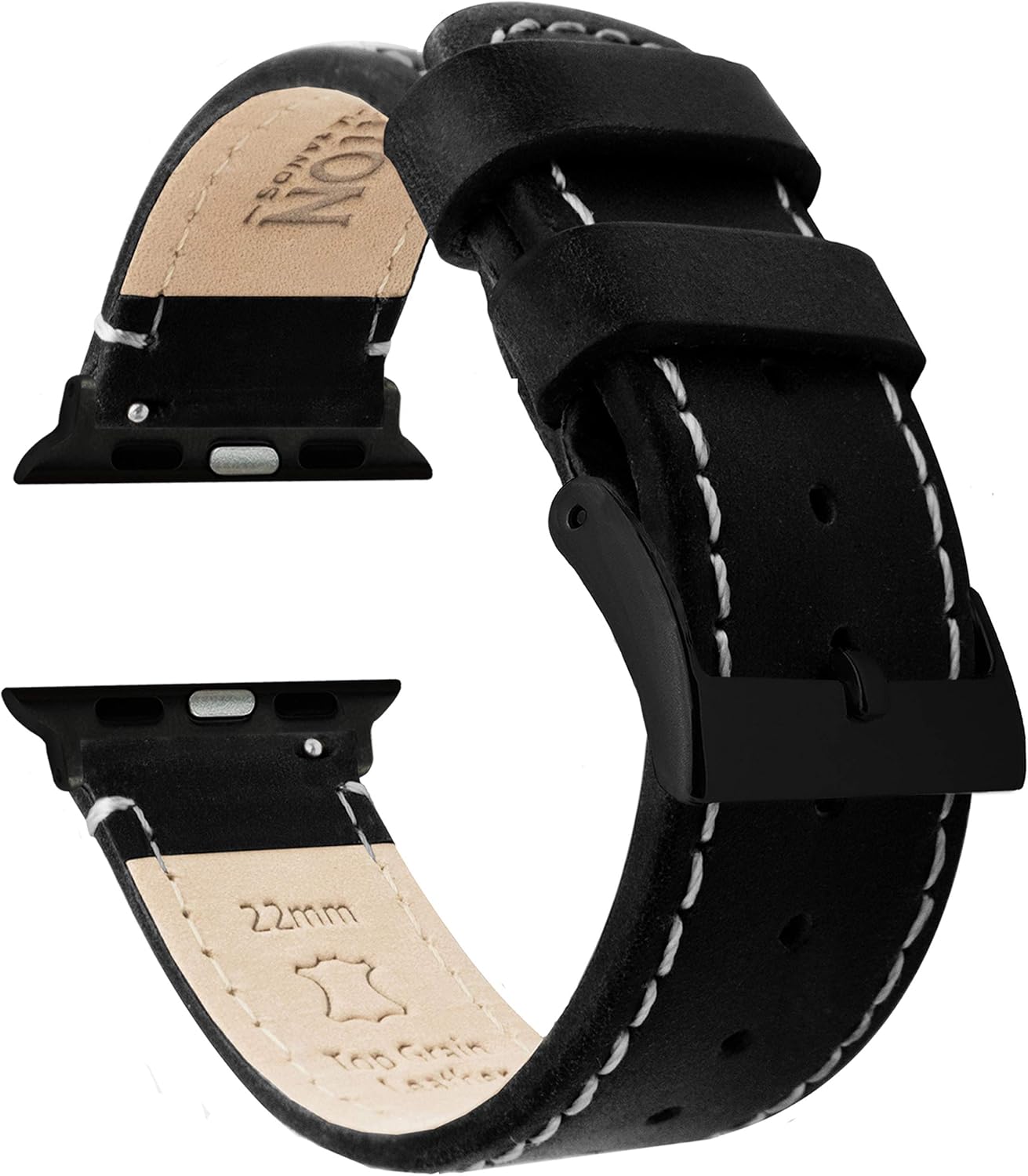 Top Grain Leather Watch Bands for Apple Watch Models 1 to 10