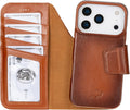 BLACKBROOK Wallet Case Compatible with Phone 17 Pro - Handcrafted Full