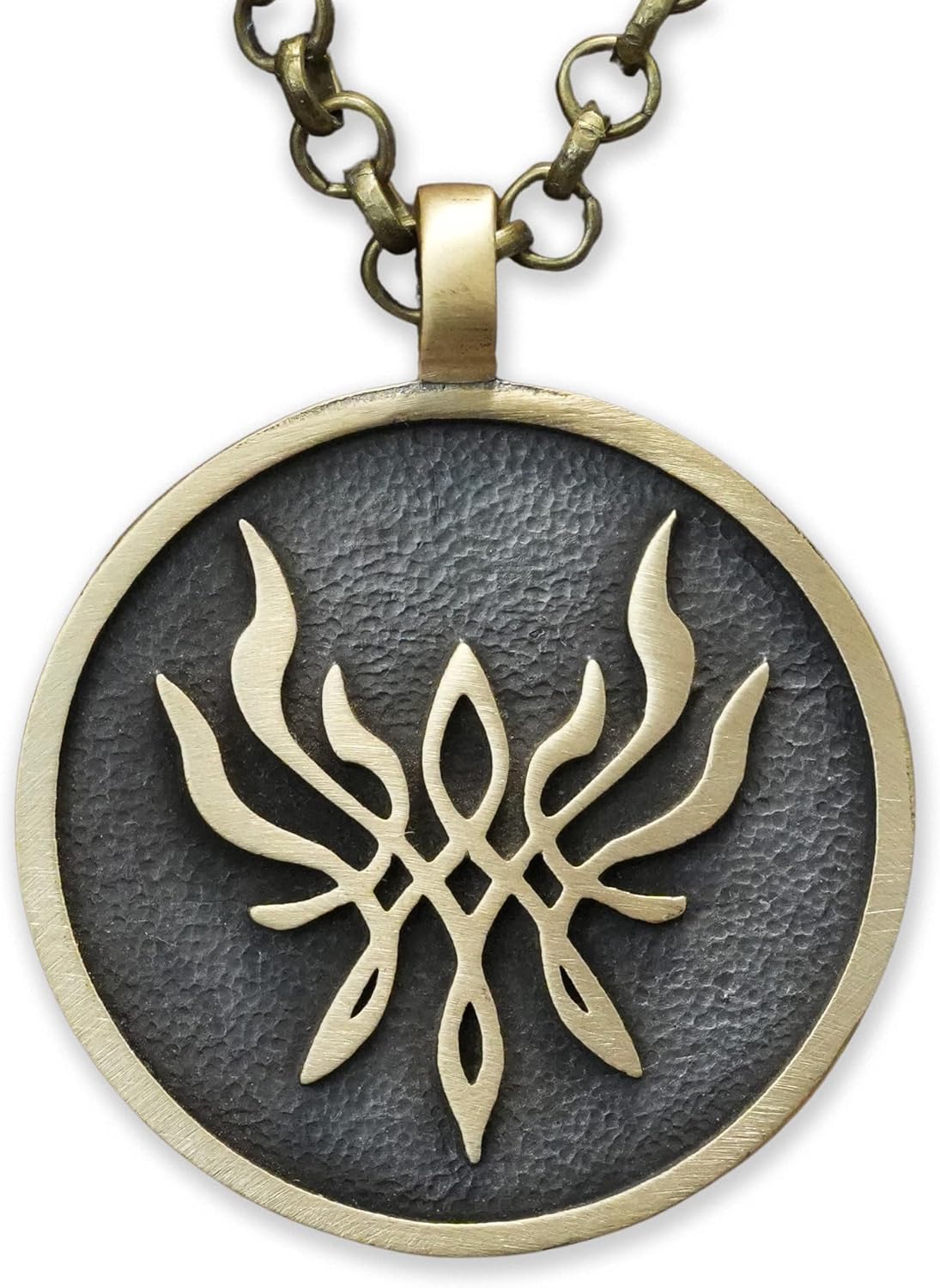 Fire Emblem Fire Element Necklace - Handmade Jewelry Pendant