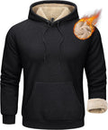 Warm Sherpa Men's Hoodie for Winter Workouts