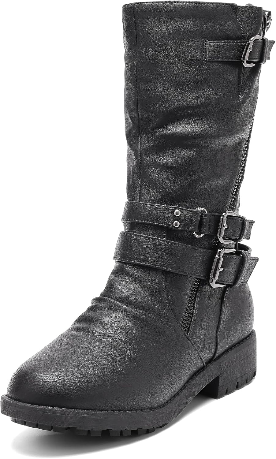 DREAM PAIRS Girls Buckle Zipper Knee High Winter Boots Review