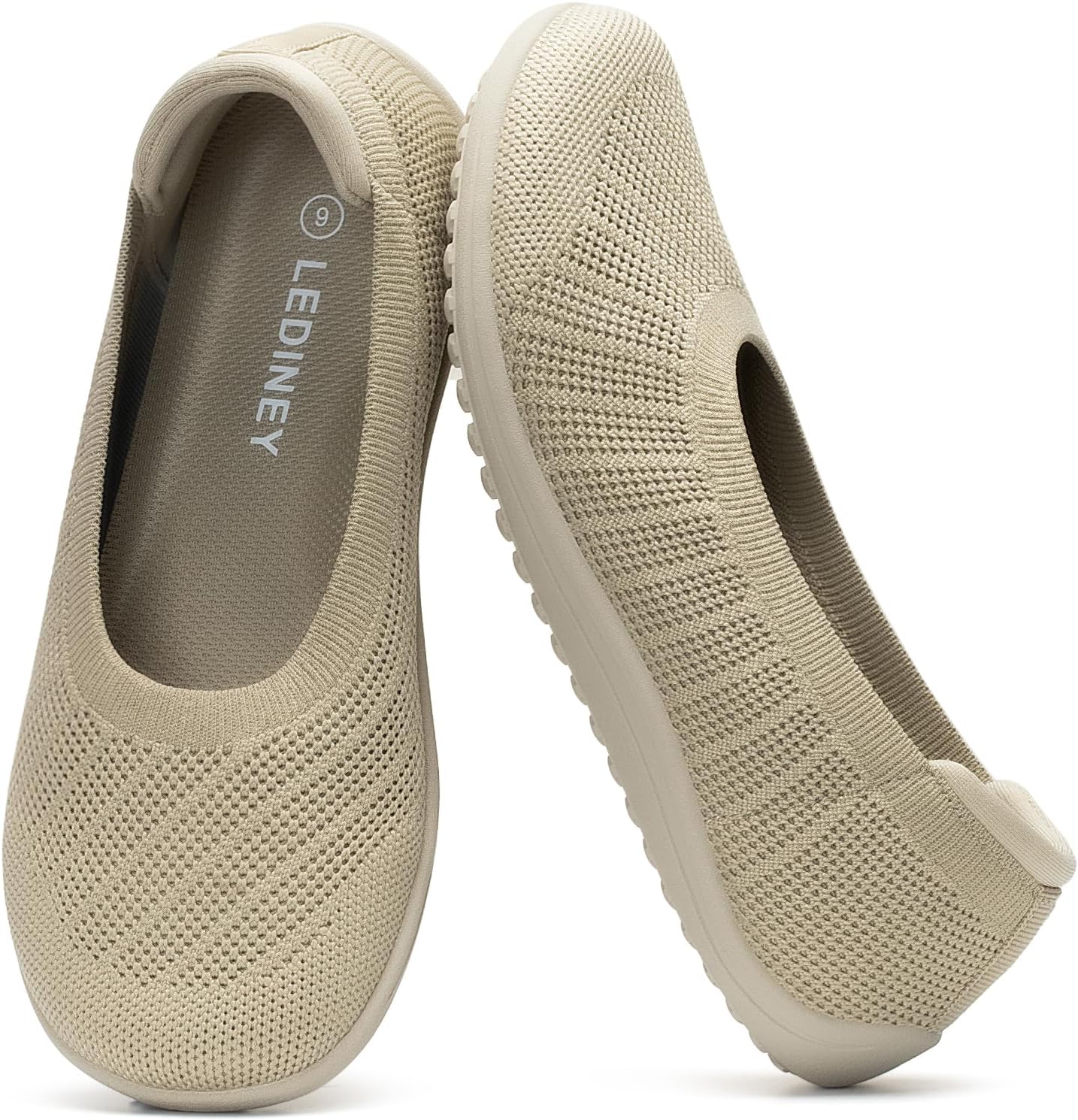 Wide Ballet Flats Shoes for Women with Arch Support Comfort
