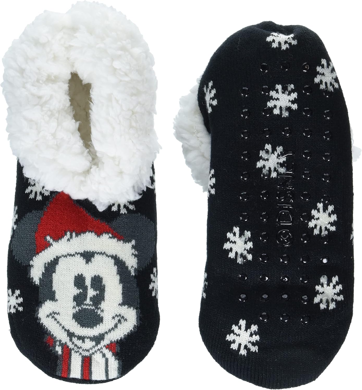 Mickey Mouse Holiday Slipper Socks