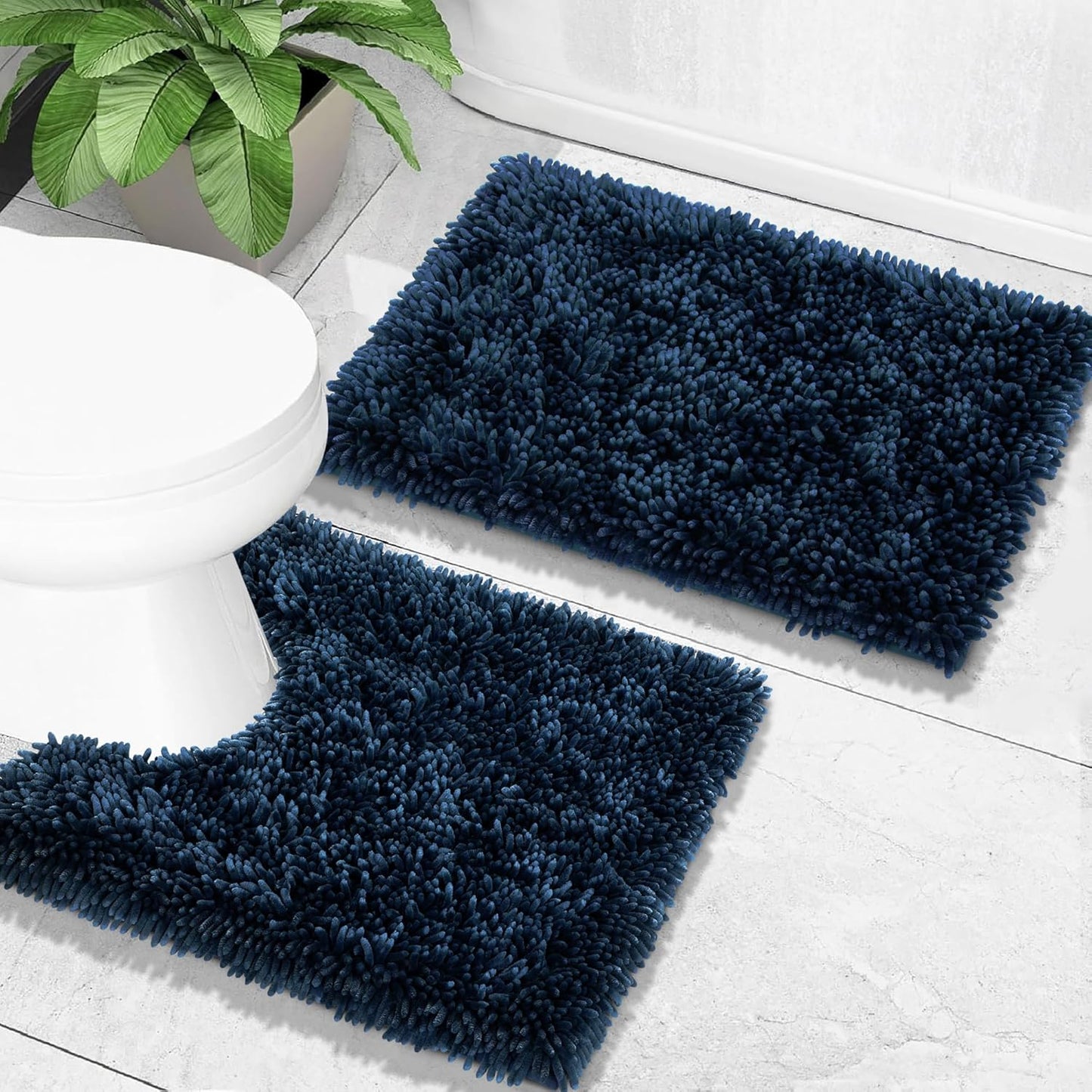 Yimobra Bathroom Rugs Sets 2 Piece for Luxurious Comfort