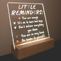 Lighting Inspirational Motivational Desk Acrylic Sign - Little