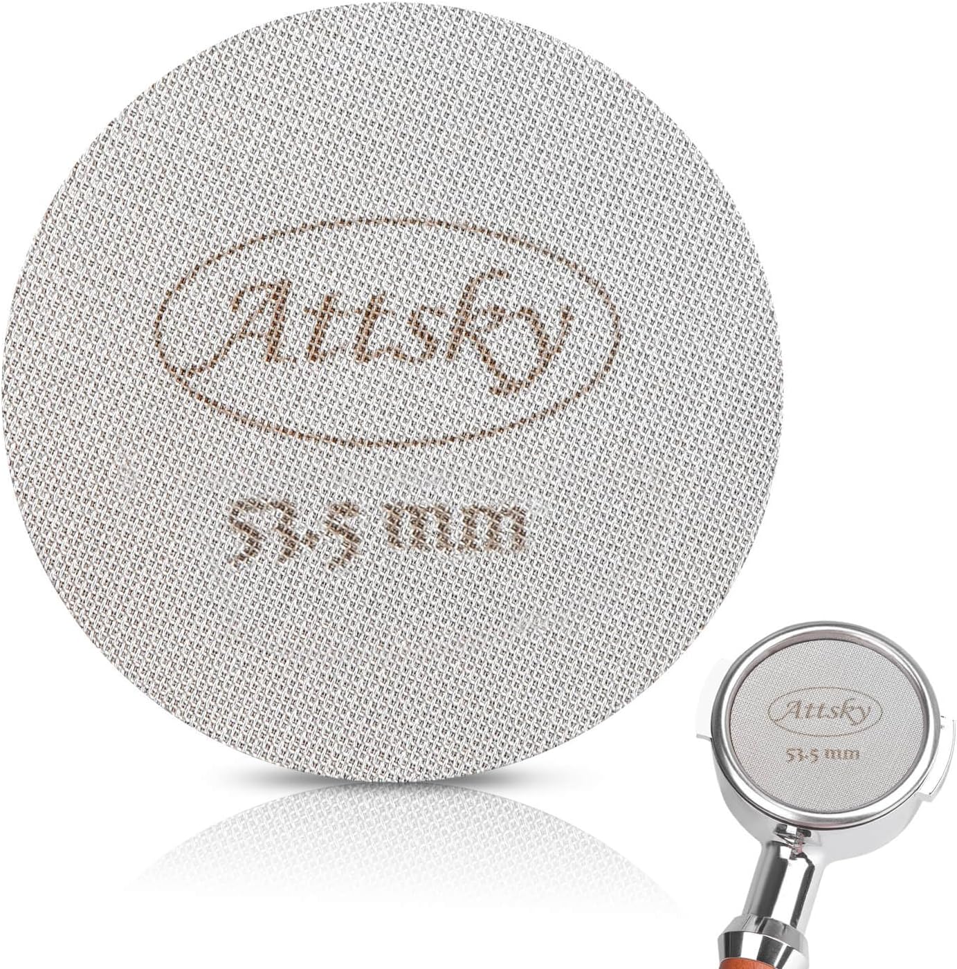 51.5mm Reusable Stainless Steel Espresso Screen by Attsky