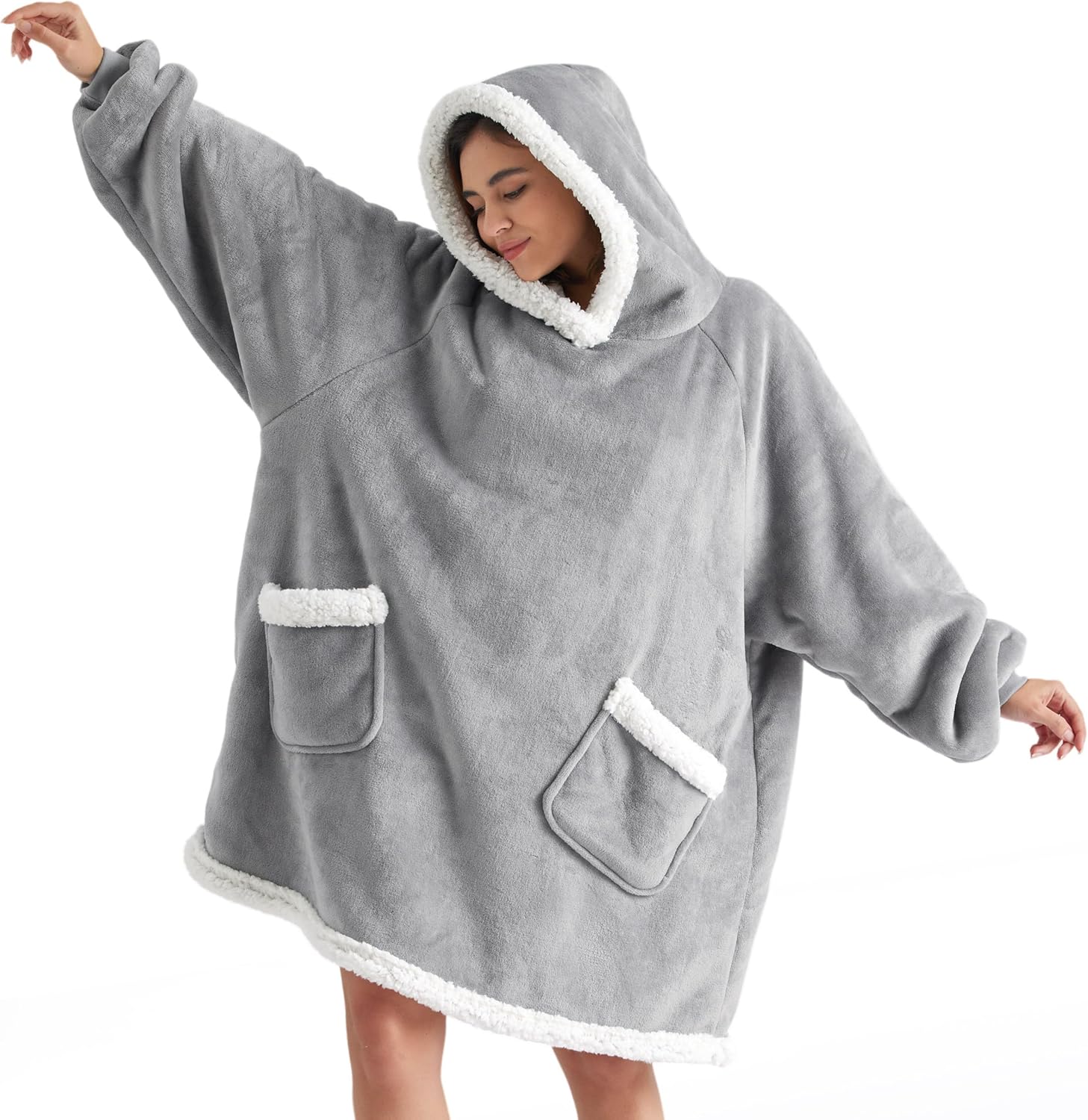 Bedsure Blanket Hoodie - Cozy Wearable Gift