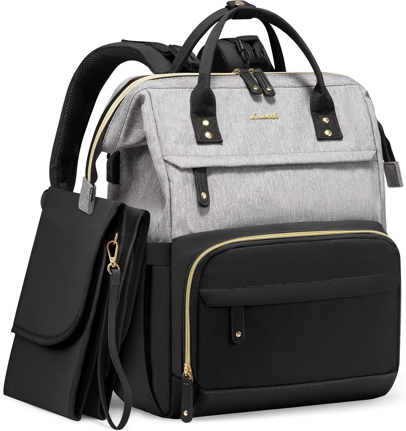 LOVEVOOK Diaper Bag Backpack with Changing Station for Parents