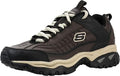 Skechers Men's Energy Afterburn Lace-Up Sneaker - Leather Mesh Upper