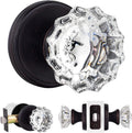 Crystal Door Knobs Interior for Hall and Closet - Elegant Venetian