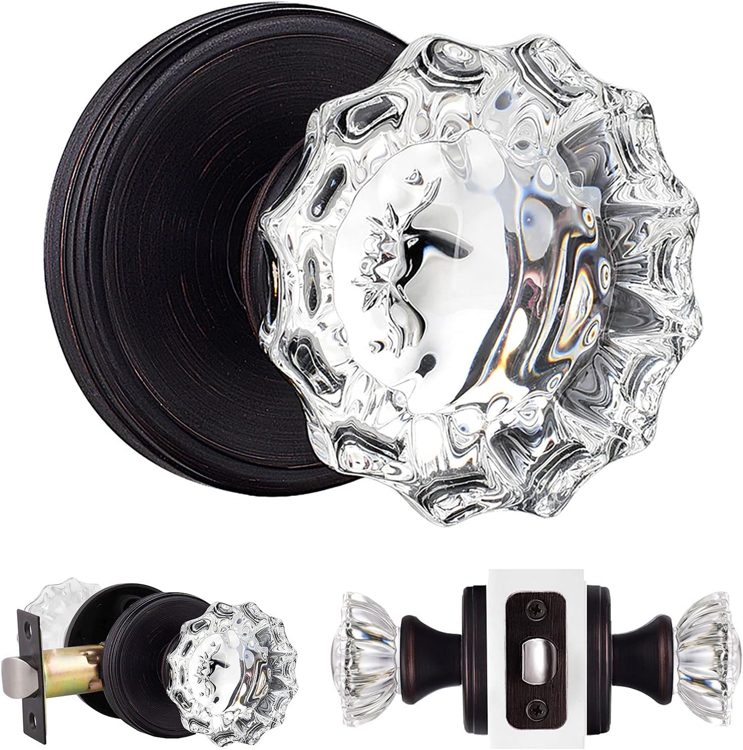 Crystal Door Knobs Interior for Hall and Closet - Stylish Upgrade