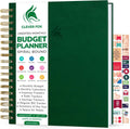 Monthly Budget Planner 8.5x9.5 in Dark Green - Coiled Finance Journal