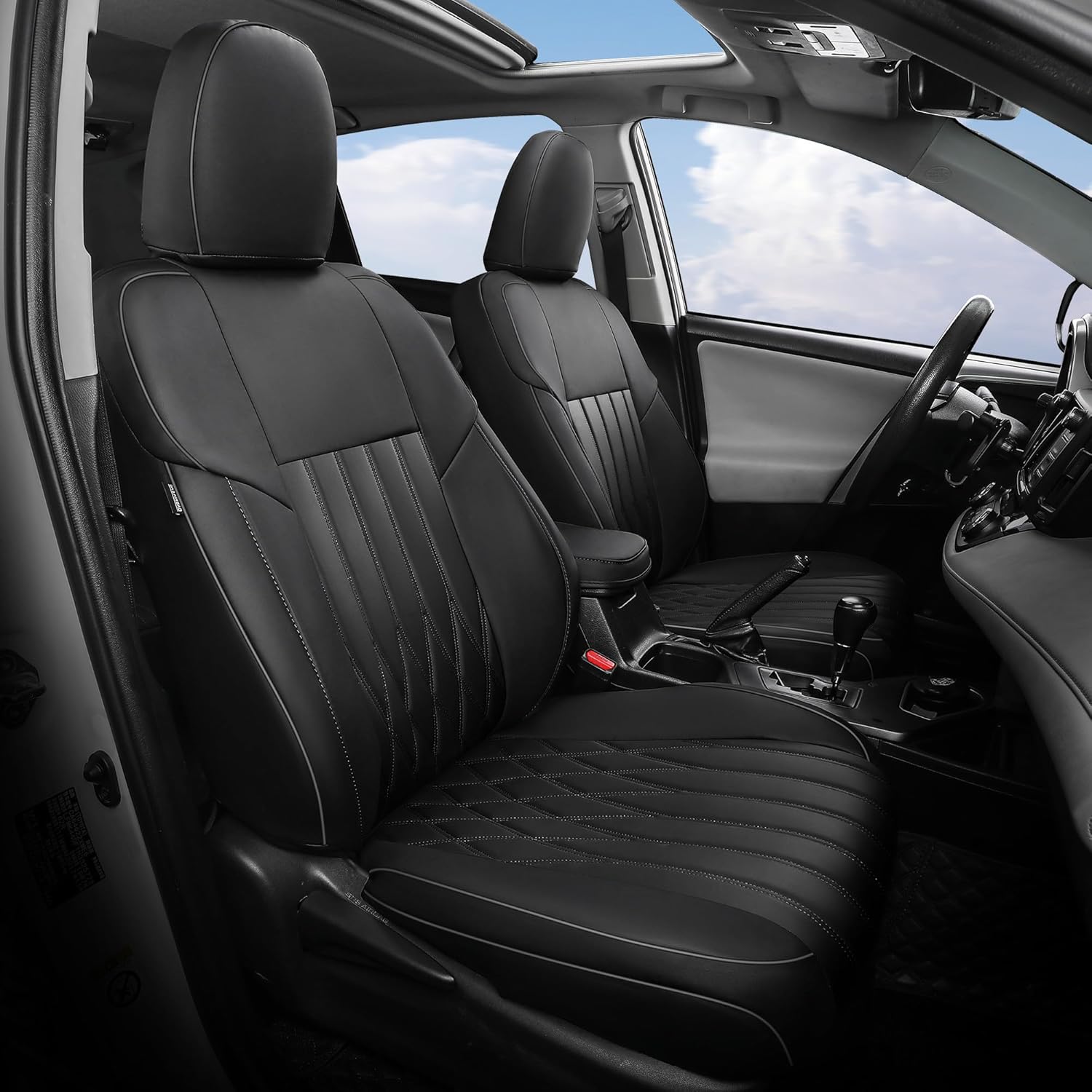 RAV4 Seat Covers for Toyota RAV4 2013-2018 - Full Set Black