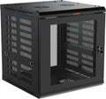 12U Network Rack Enclosed Wall Mount - 600mm Depth, Lockable Door