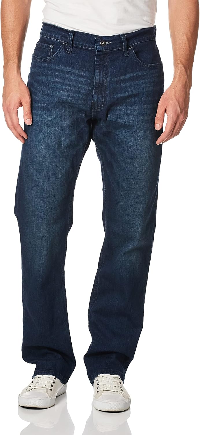 Nautica Men's Big and Tall Relaxed Fit Jean for Ultimate Comfort