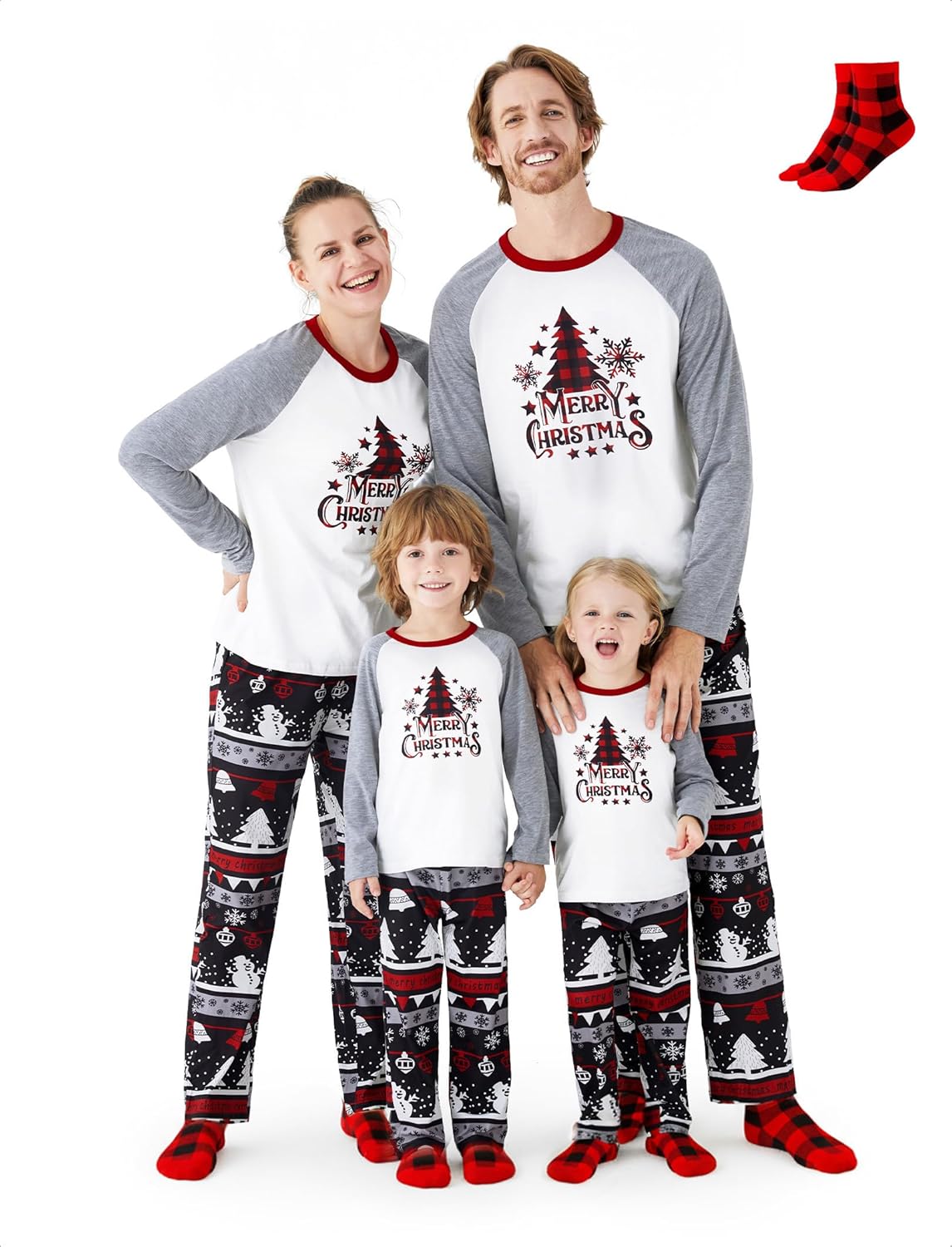 Family Christmas Pjs Matching Sets for Holiday Jammies Fun