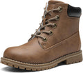 Boy's Winter Snow Boots with Faux Fur Lining - Warm & Water-Repellent