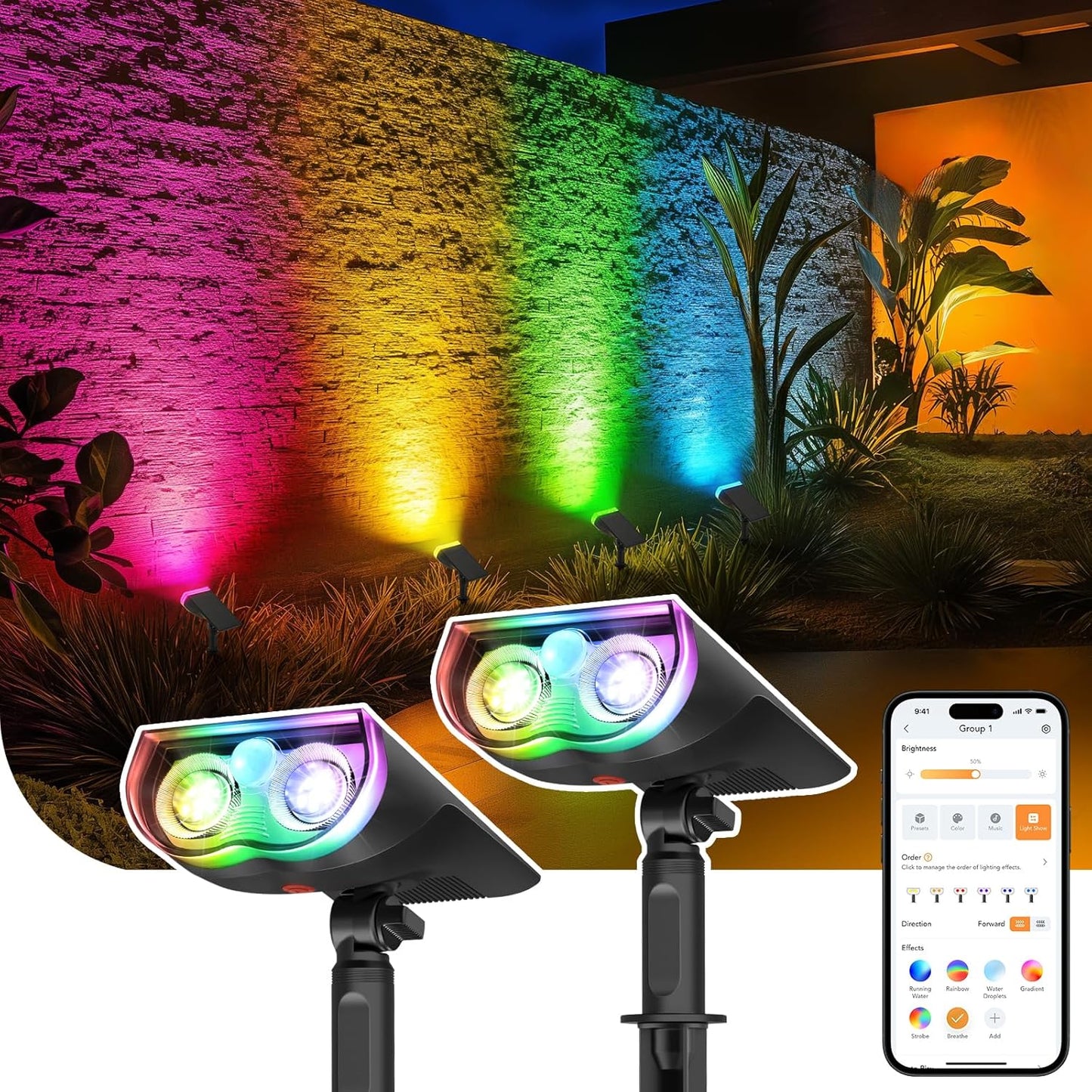 Linkind Smart Solar Lights Outdoor SL5 with Motion Sensor