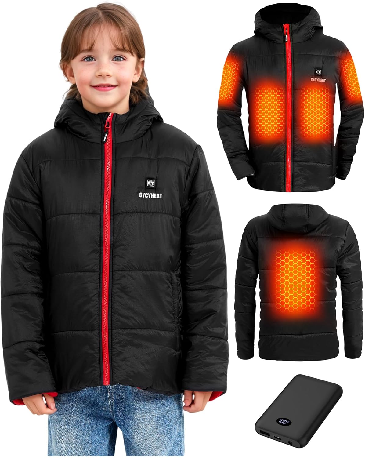 Kids Heated Jacket for Boys and Girls - Ultimate Winter Warmth