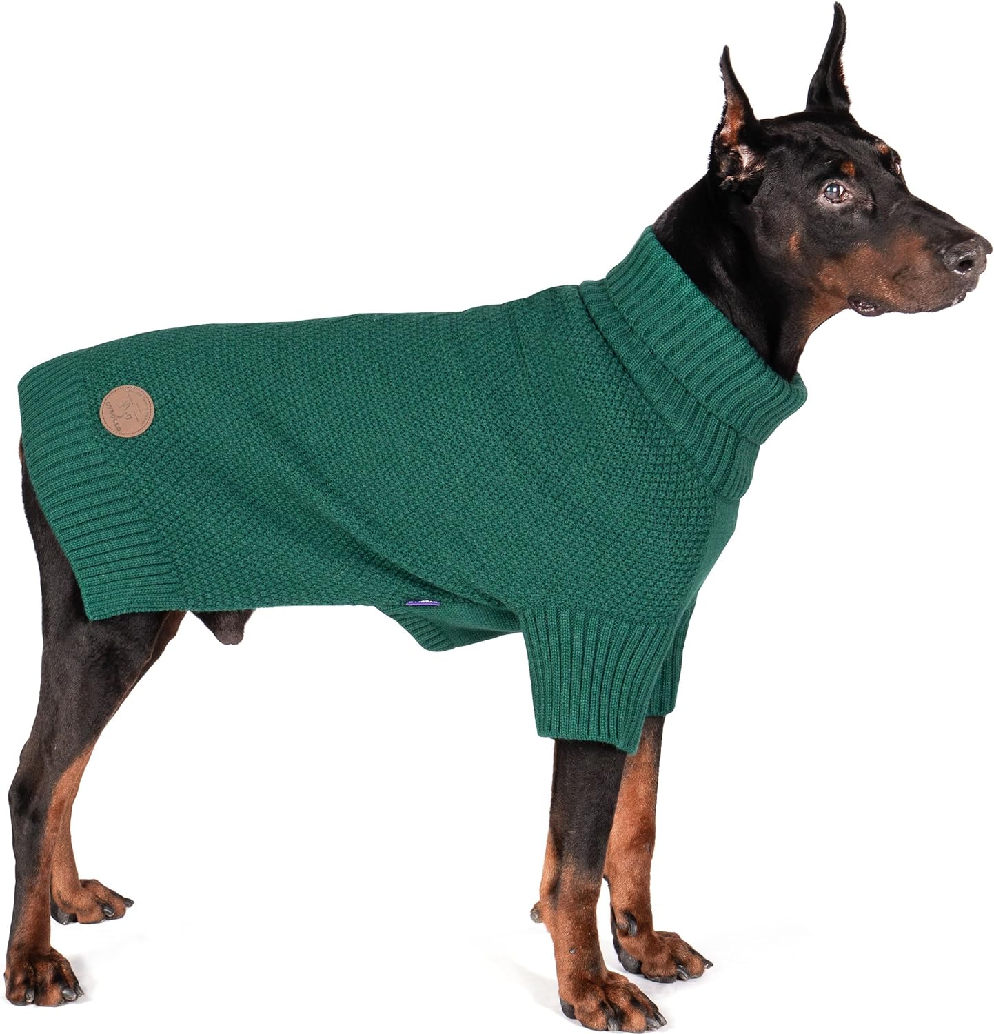 cyeollo Dog Sweater Pullover Turtleneck for Large Dogs Warmth