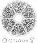 1400Pcs Open Jump Rings and Lobster Claw Clasps - Jewelry DIY Kit