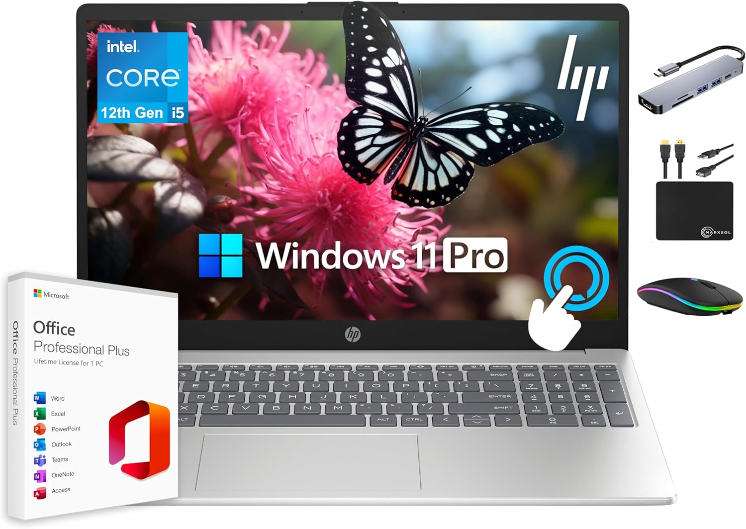HP 15.6 Touchscreen Pavilion Laptop with 32GB RAM and 1.5TB Storage