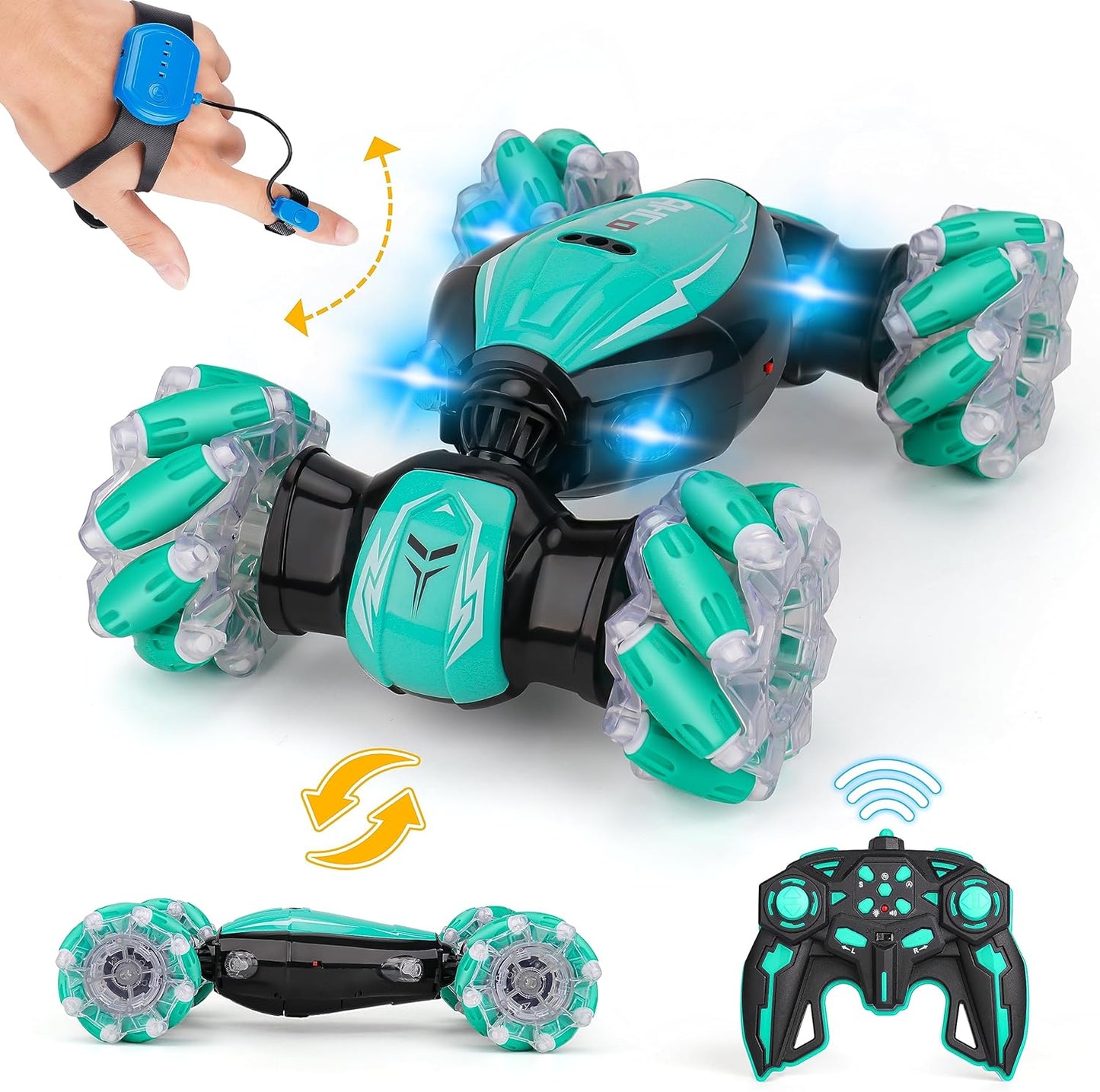 4WD RC Stunt Car: Off-Road Fun with Lights & Music! Perfect Birthday Gift for Boys