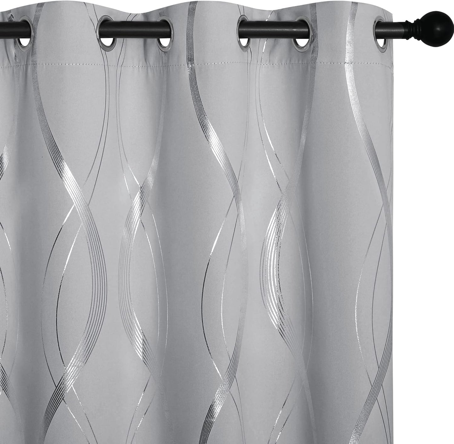 NICETOWN Blackout Curtains 84 inches Long for Elegant Home Decor