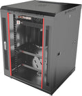 Server Rack Wall Mount Network Enclosure - Locking 15U