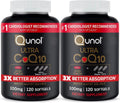 CoQ10 100mg Ultra Softgels - 3X Better Absorption Qunol