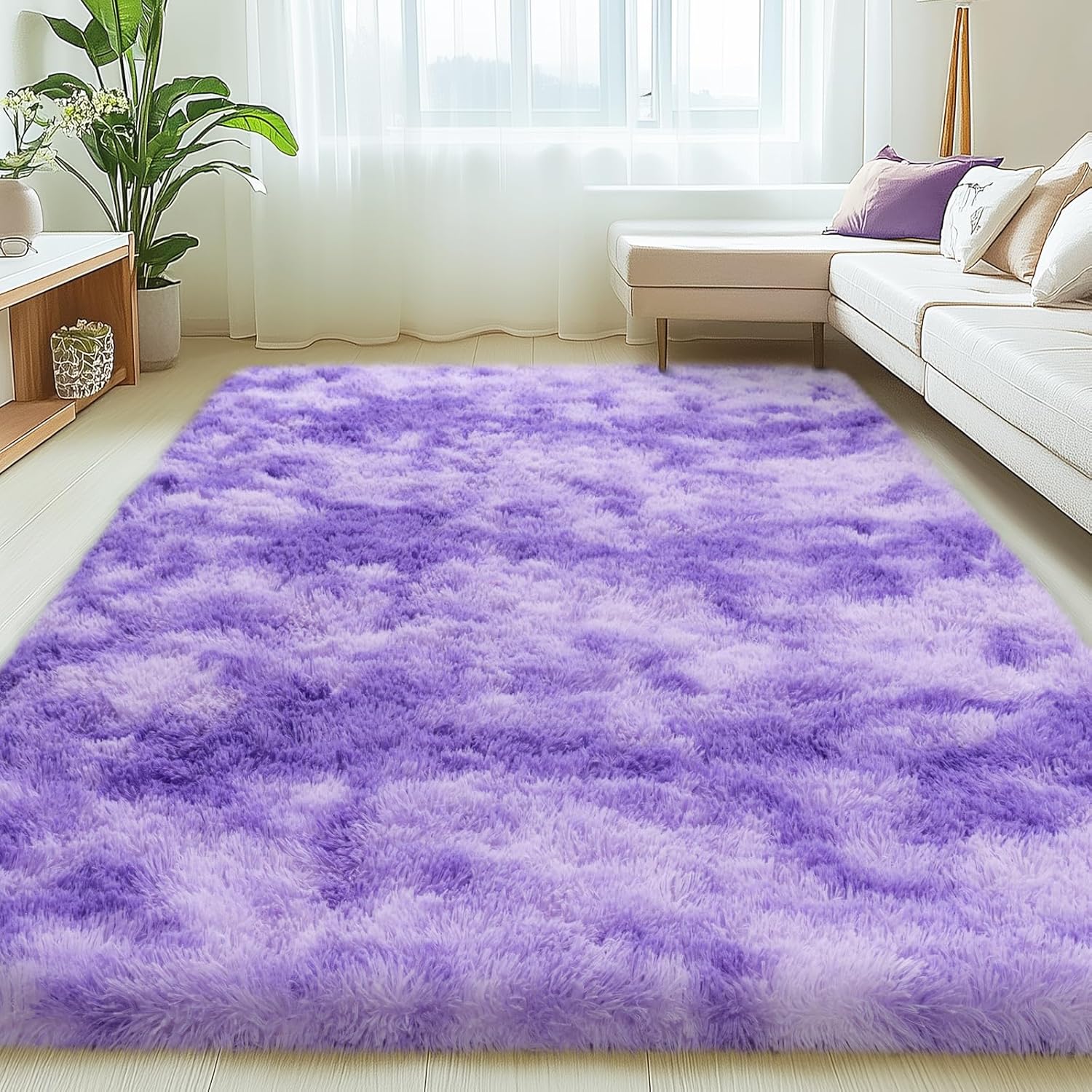6x9 Rugs for Living Room - Large Fluffy Area Rug for Kids