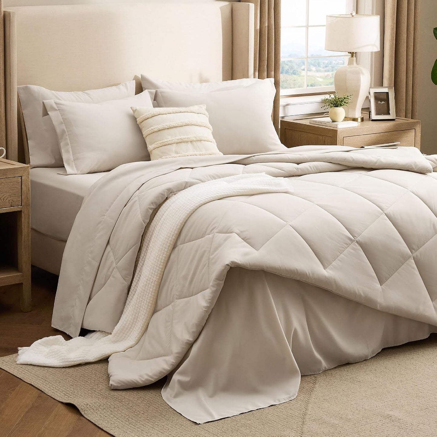 Bedsure King Comforter Set - Premium 7 Pieces for Luxury Sleep