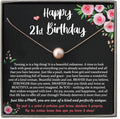 Be Wished 21st Birthday Necklace for Women - Meaningful Gift