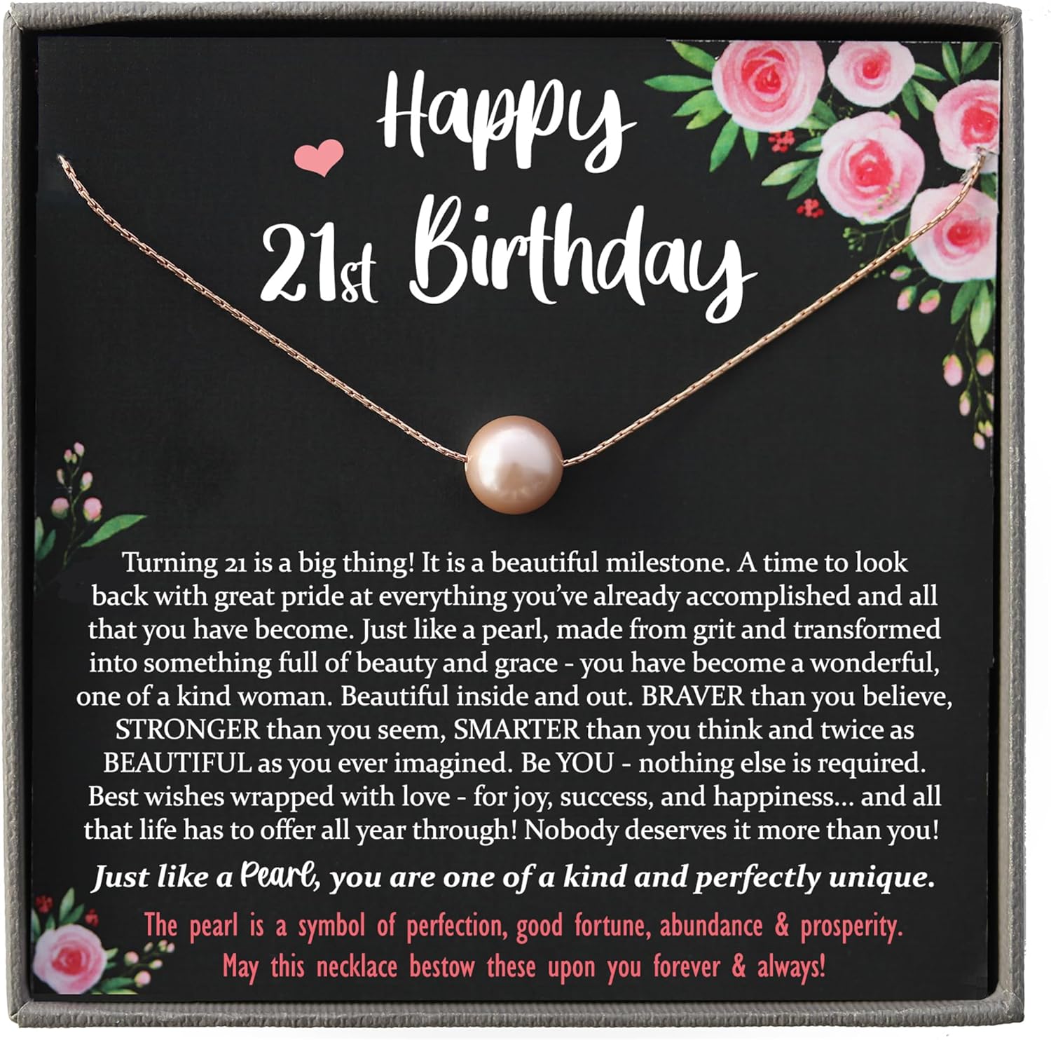 Be Wished 21st Birthday Gifts for Women - Meaningful Necklace